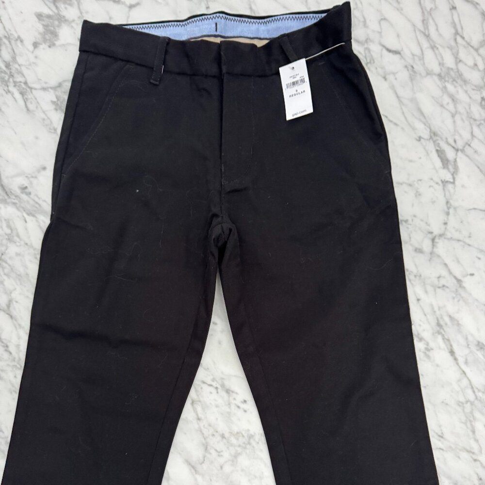 GAP Kids Black Chino Pants Size 8 NWT